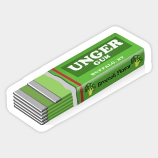 UNGER GUM Sticker